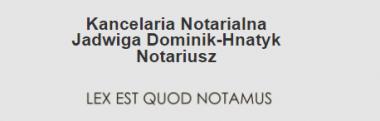Kancelaria Notarialna Jadwiga Dominik-Hnatyk Notariusz